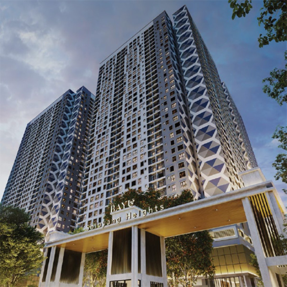 Bayu Selayang Heights facade