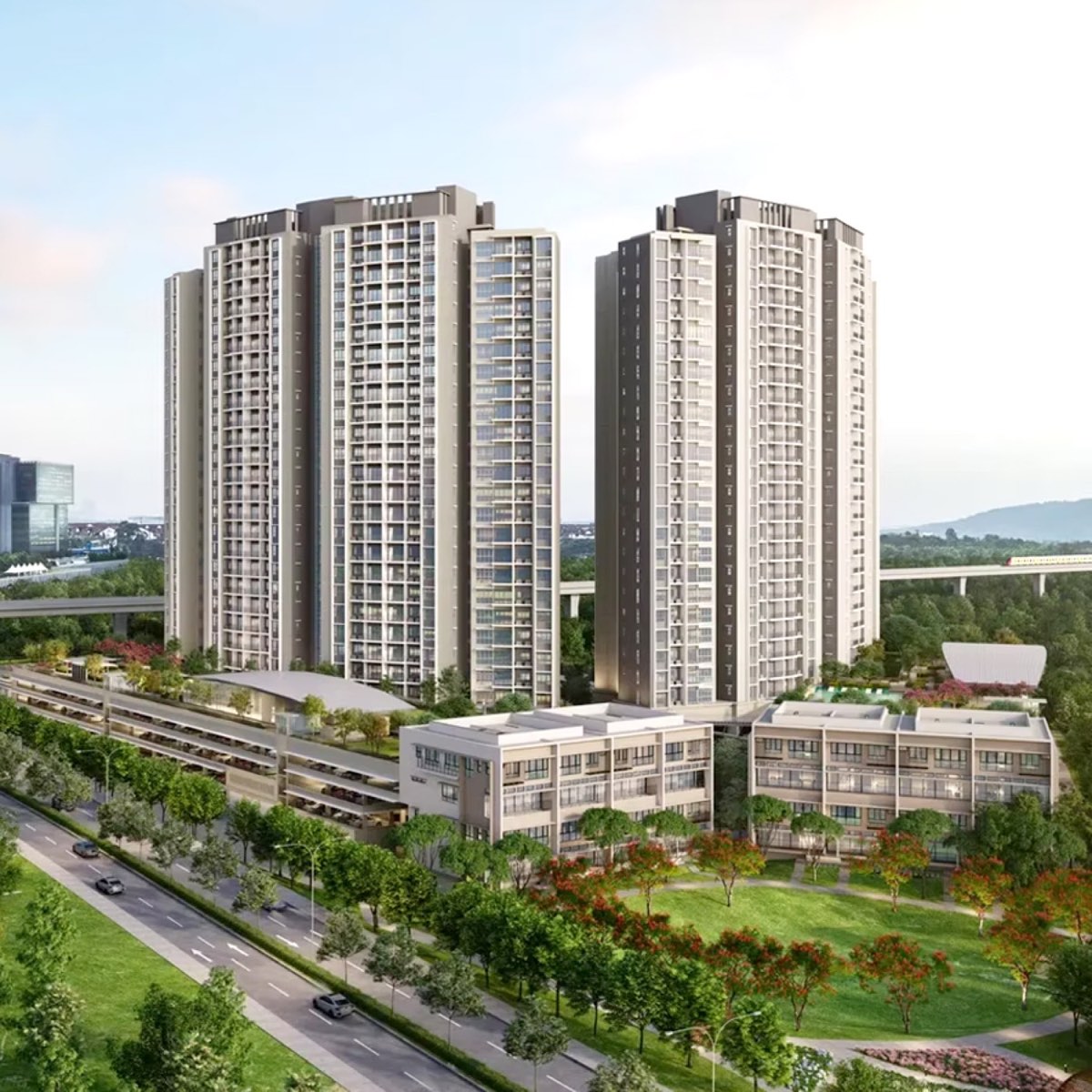Sunway d'hill Residences facade