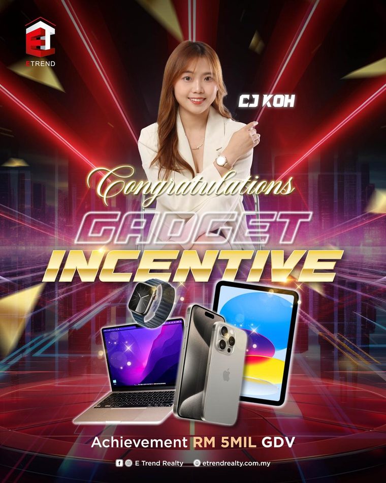 CJ Koh earned the RM5 million GDV gadget incentive